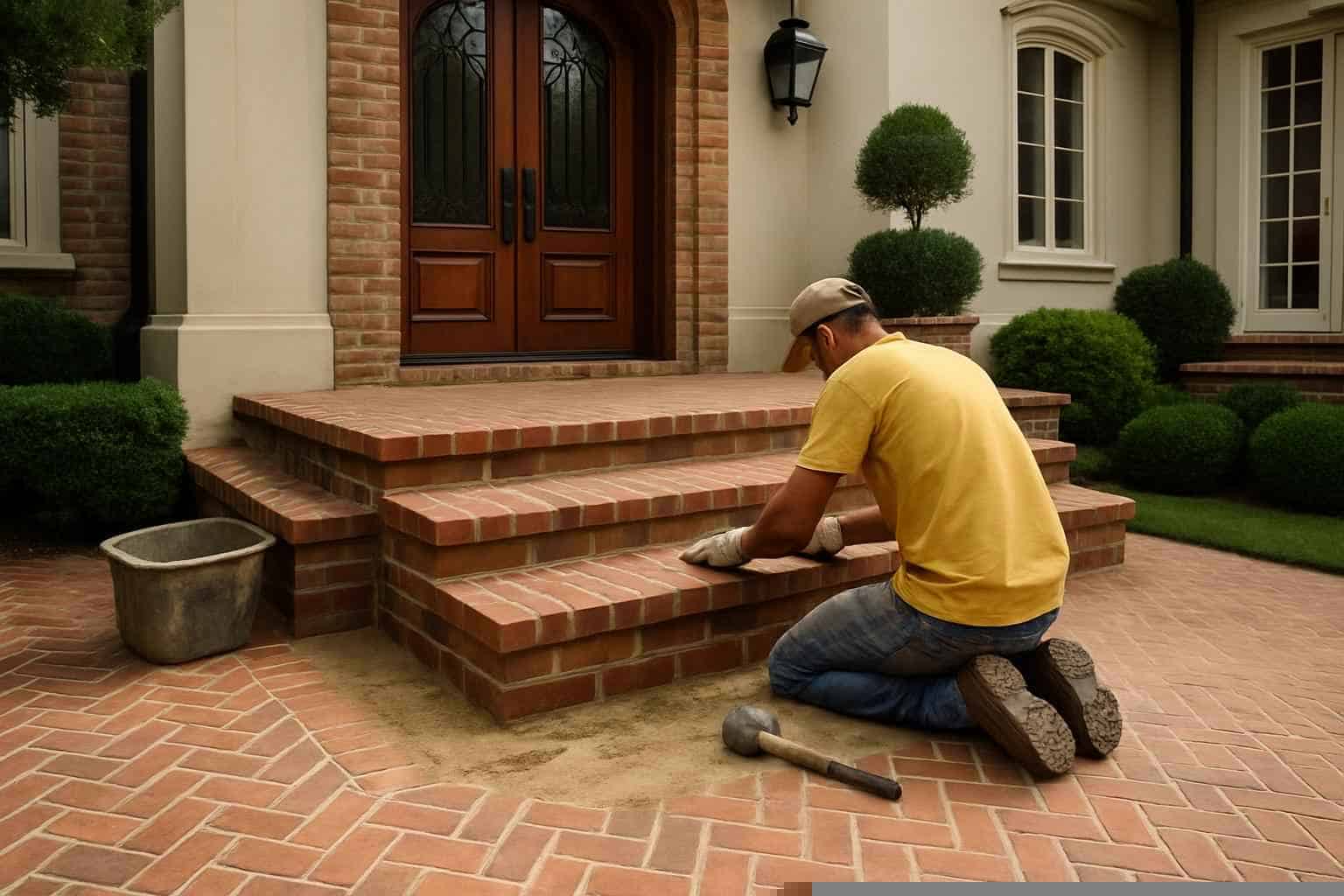 Brick Step Installer in Llano TX