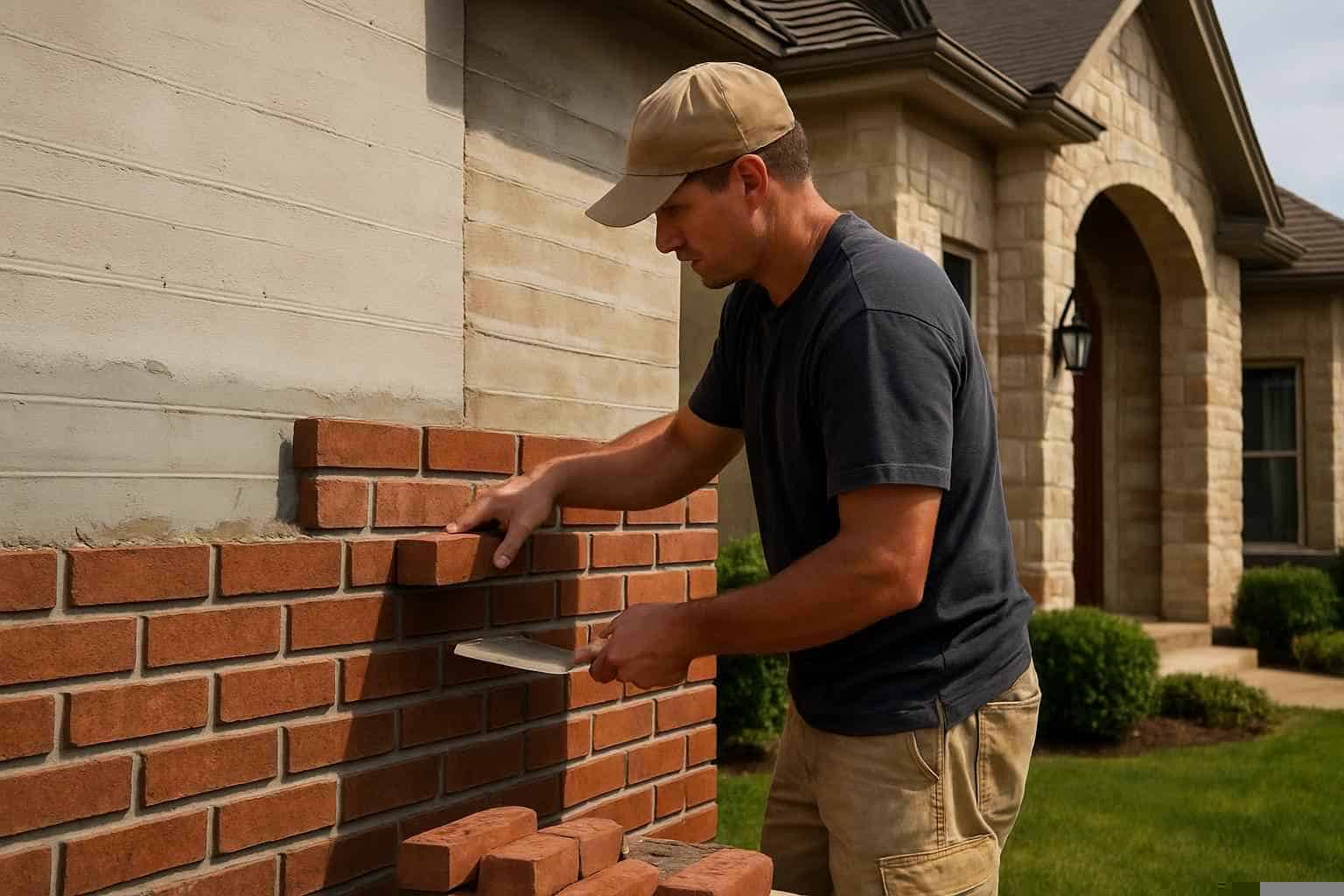 Brick Veneer Installation Service In Granite Shoals TX