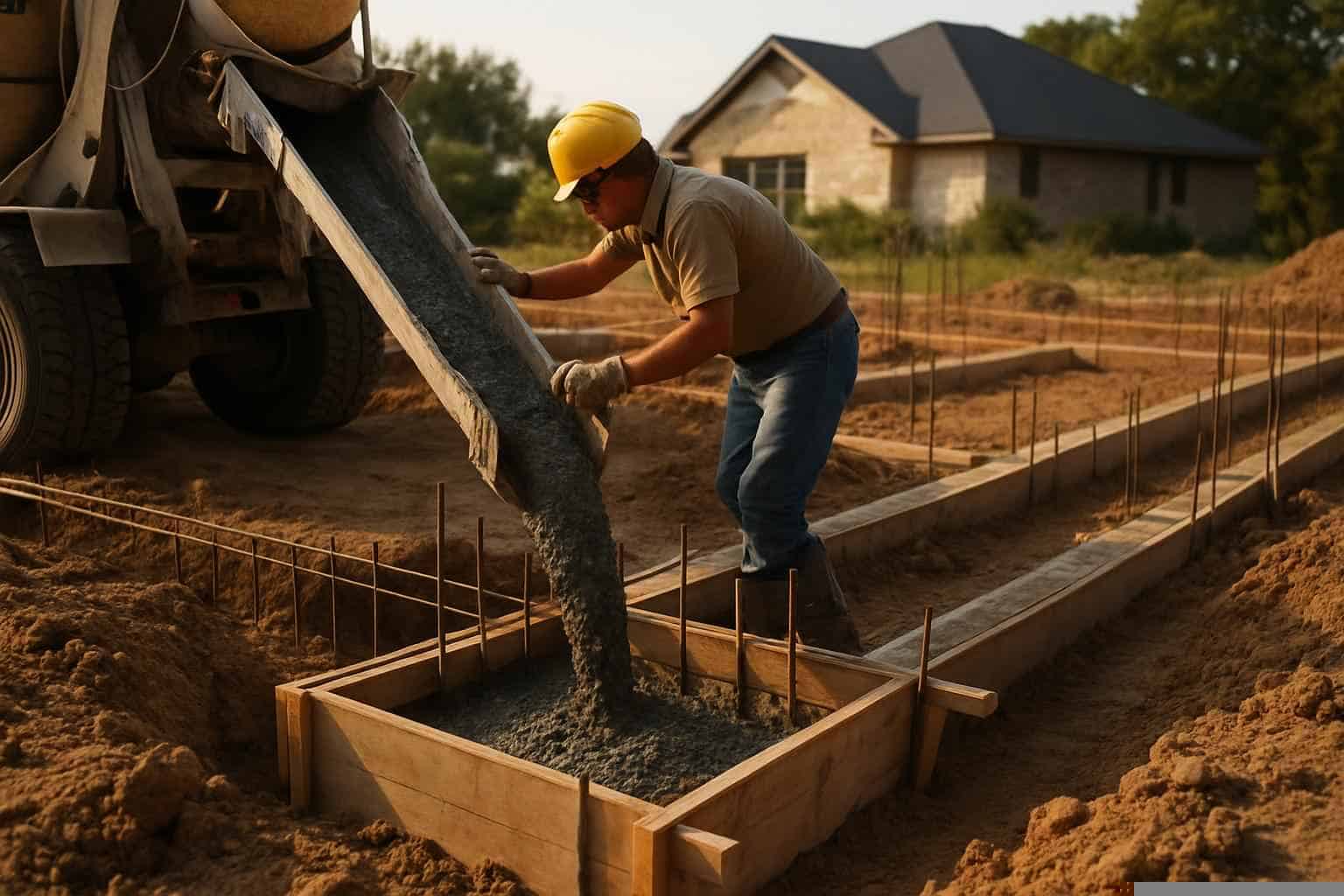 Concrete Footing Contractor in Kingsland TX