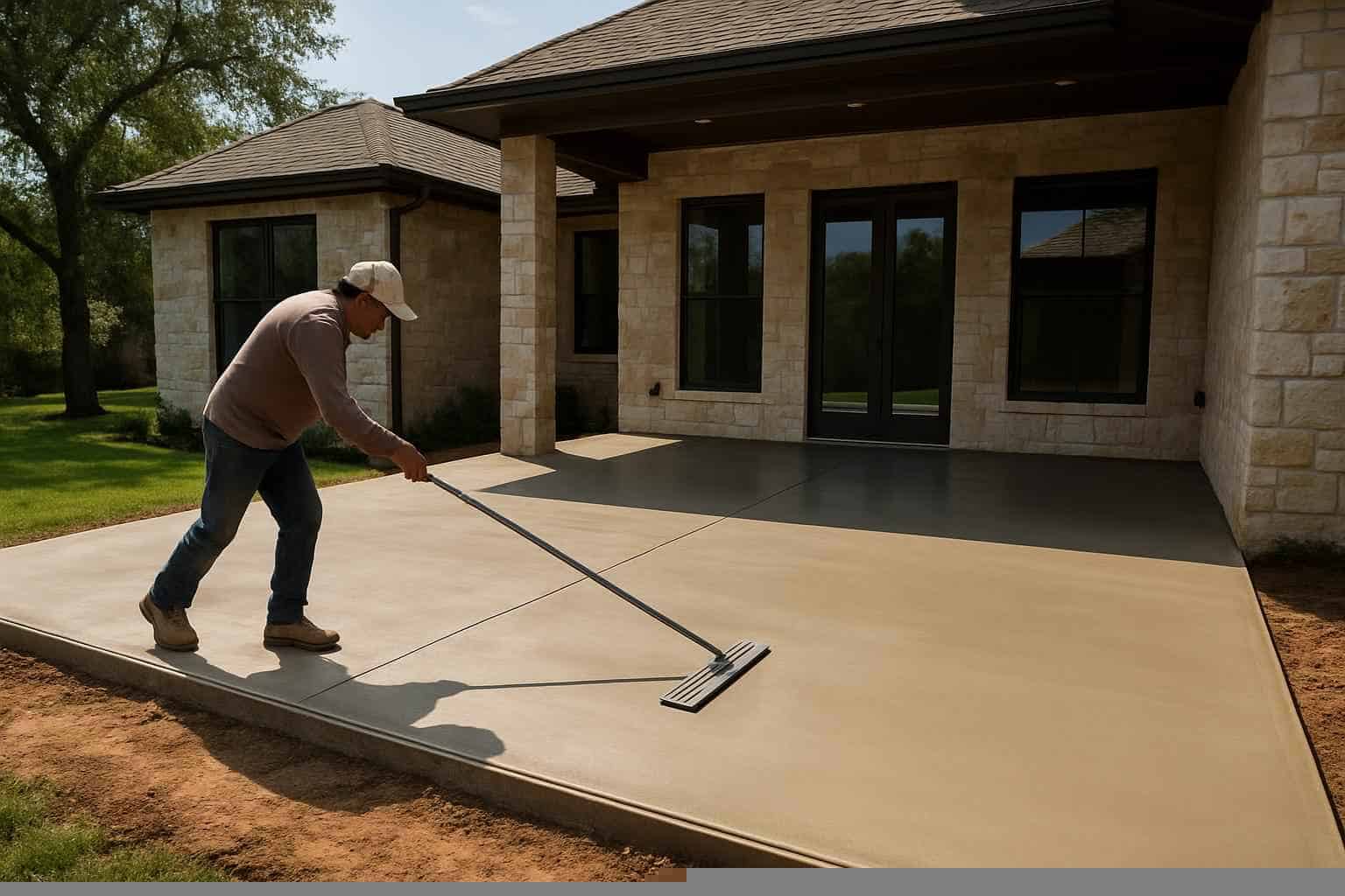 Concrete Patio Installation Service in Granite Shoals TX