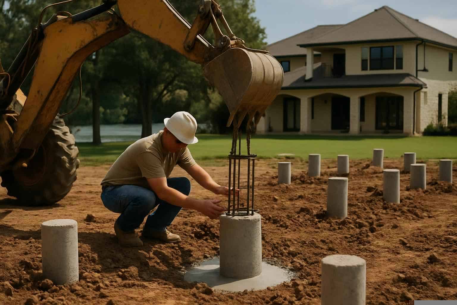 Foundation Repair Pier Beam Contractor In Granite Shoals TX Concrete Pier Installation Contractor in Granite Shoals TX