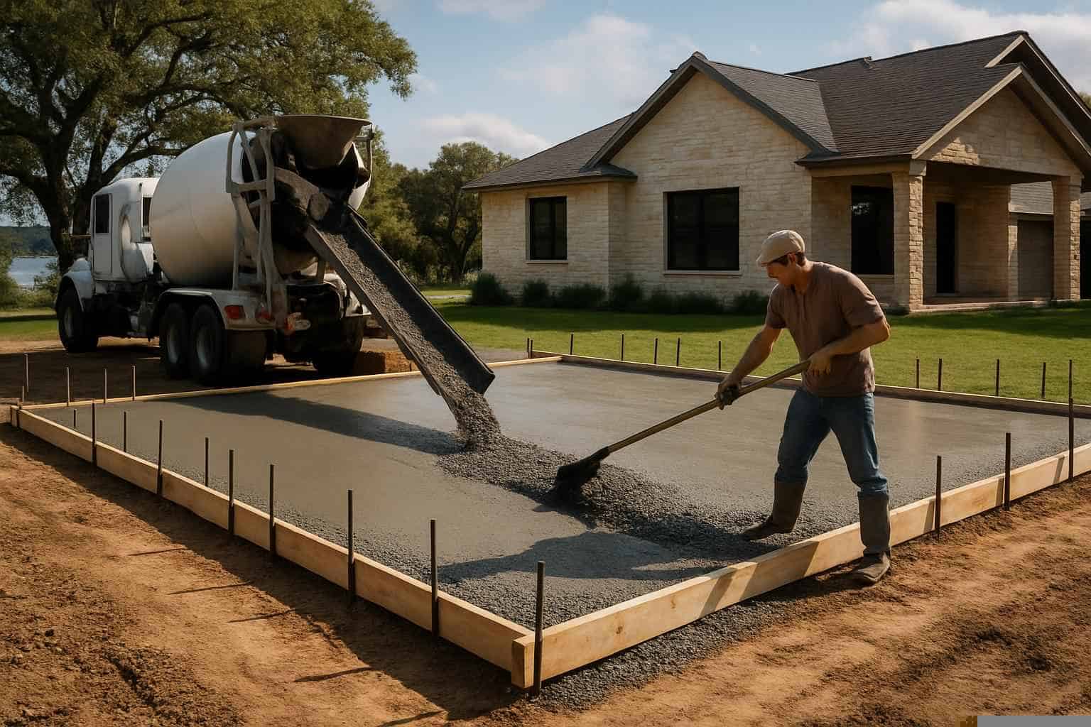 Concrete Slab Pouring Company in Granite Shoals TX