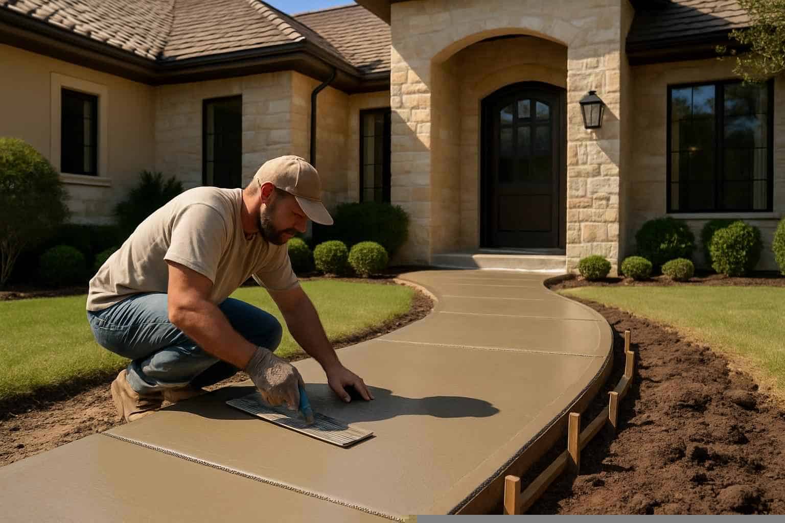 Concrete Walkway Contractor in Llano TX