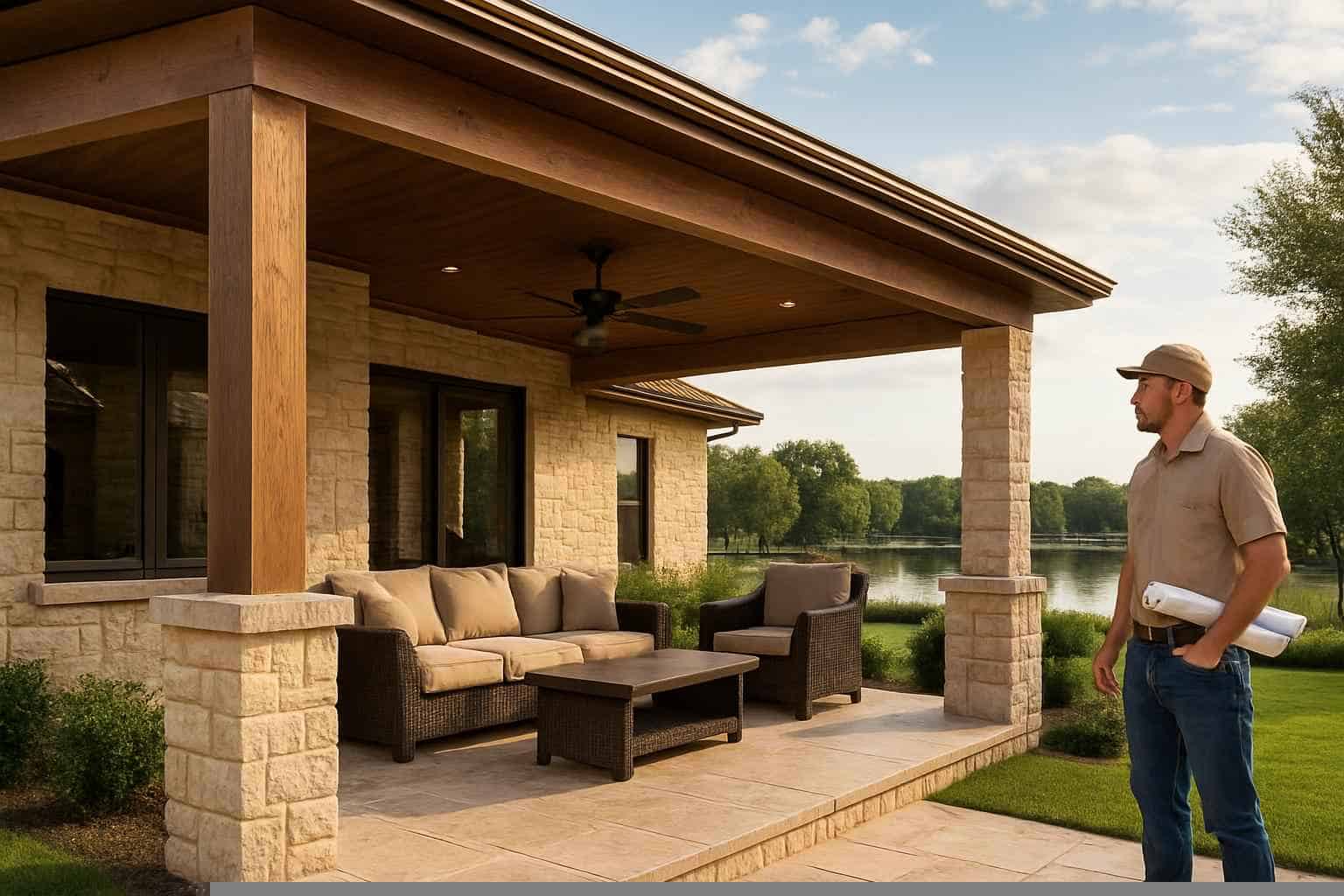 Patio Construction Contractor In Kingsland TX Covered Patio Contractor in Kingsland TX