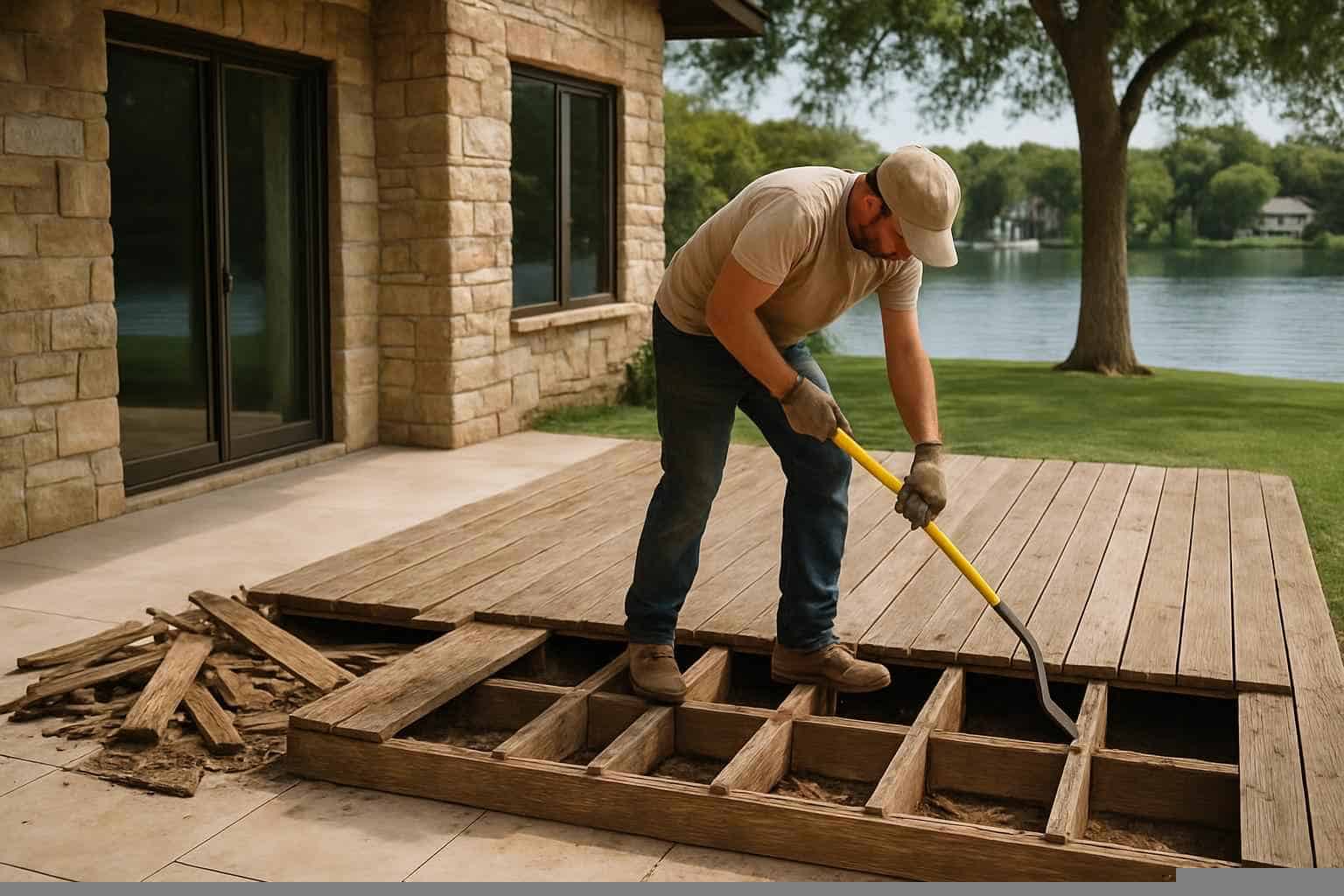 Deck Demolition Prep Service in Kingsland TX