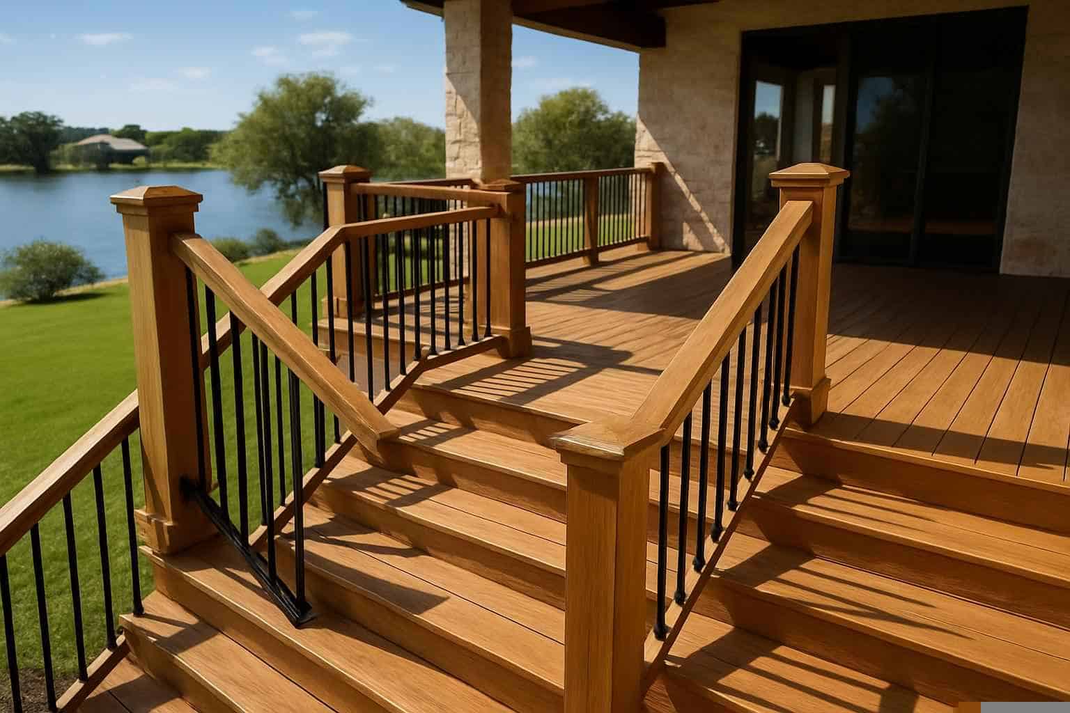 Deck Stair Railing Installer in Kingsland TX