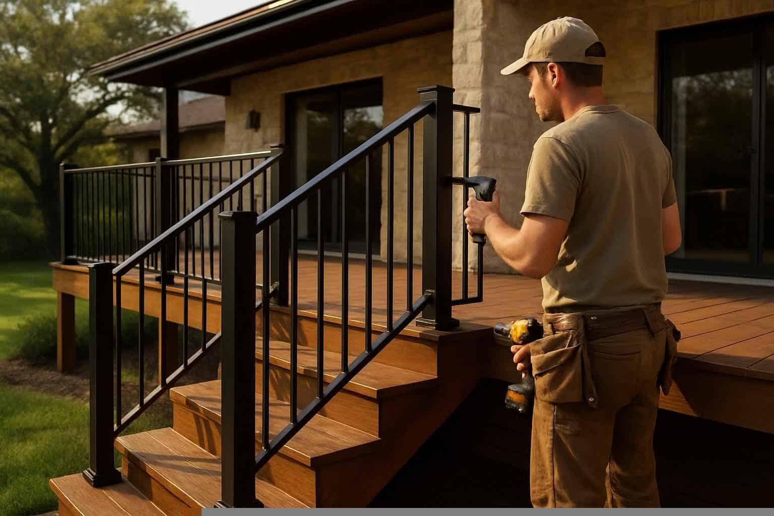 Deck Construction Contractor In Llano TX Deck Stair Railing Installer in Llano TX