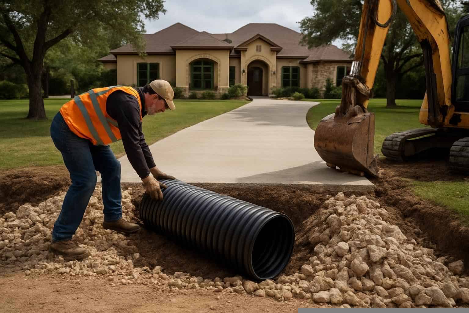 Driveway Culvert Installation Service in Kingsland TX