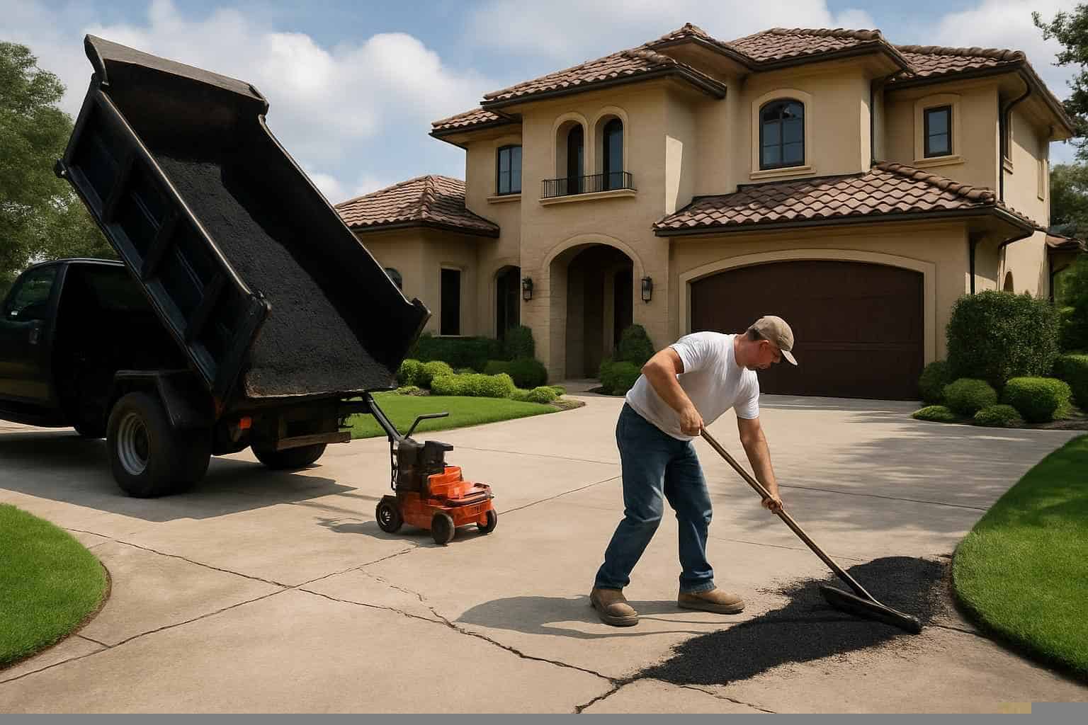 Concrete Driveway Contractor In Granite Shoals TX Driveway Repair Service in Granite Shoals TX