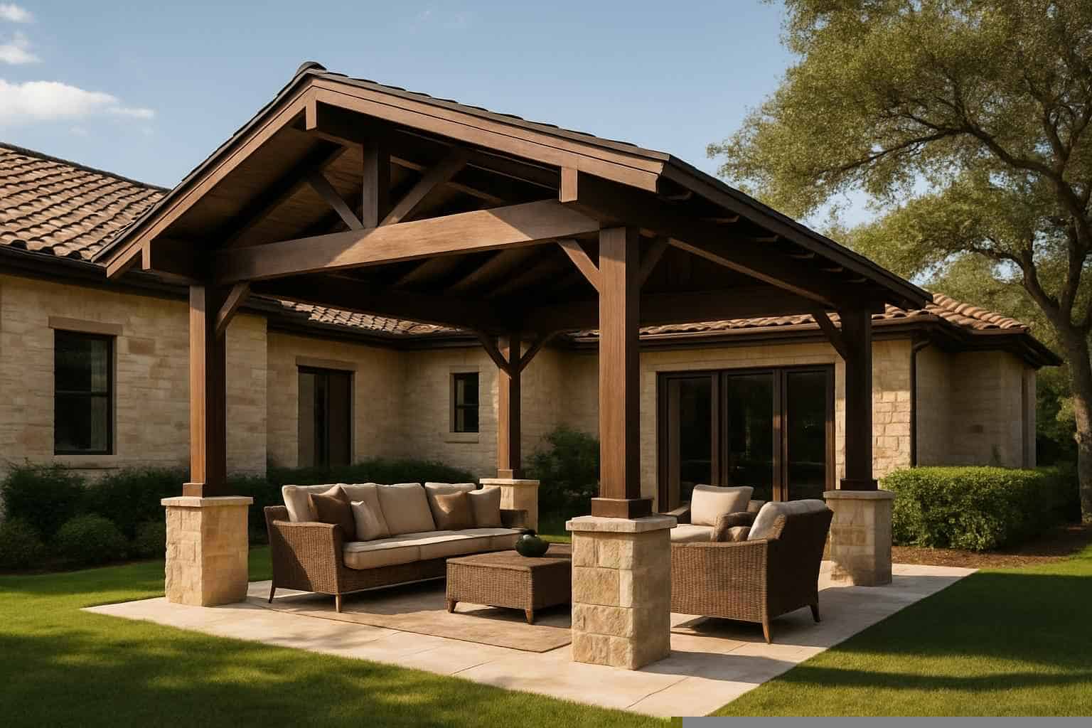 Freestanding Patio Cover Contractor in Llano TX