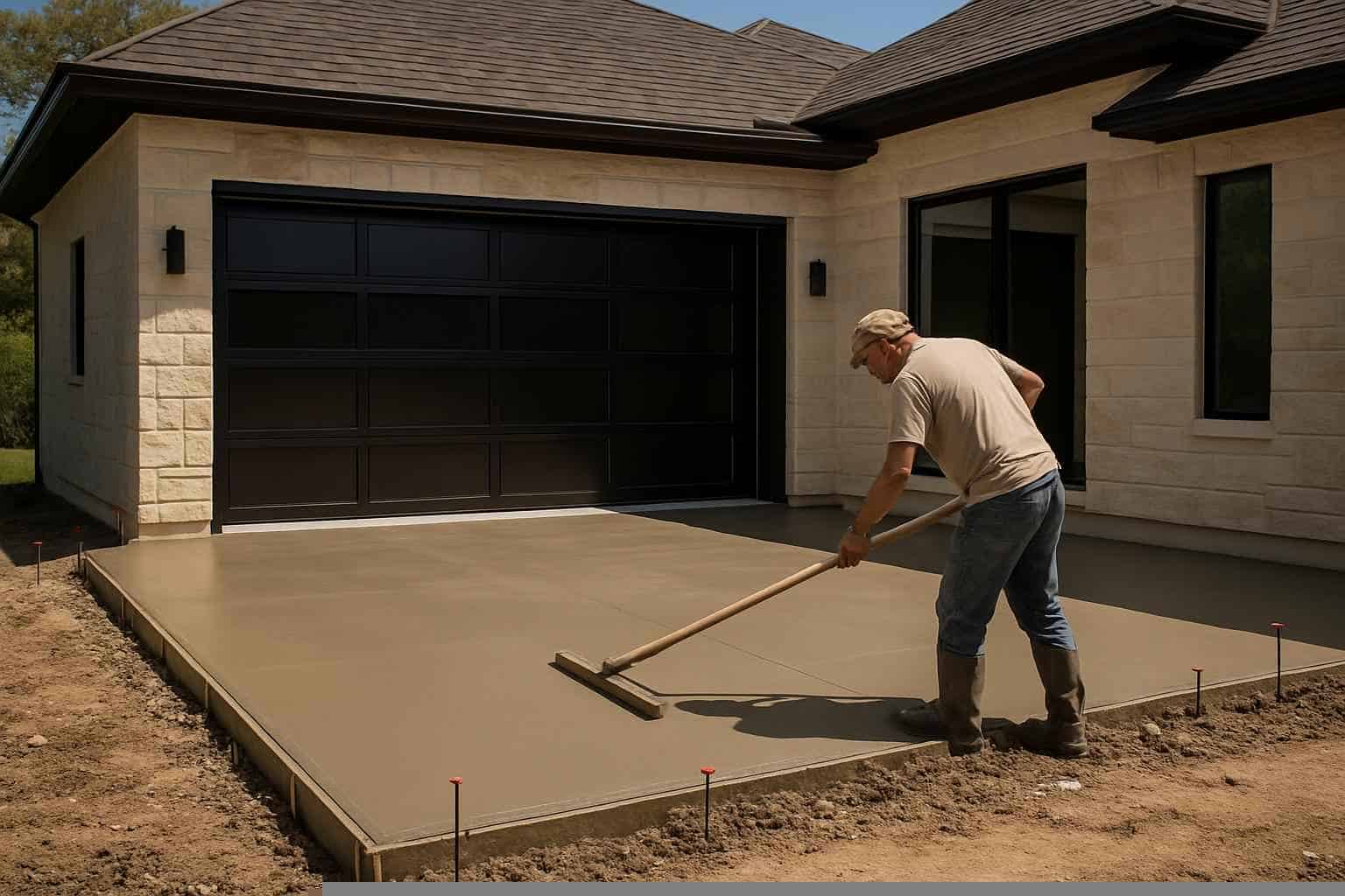 Garage Slab Installation Service in Kingsland TX