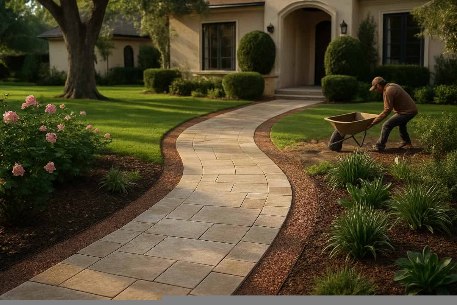 Garden Path Installation Service in Llano TX