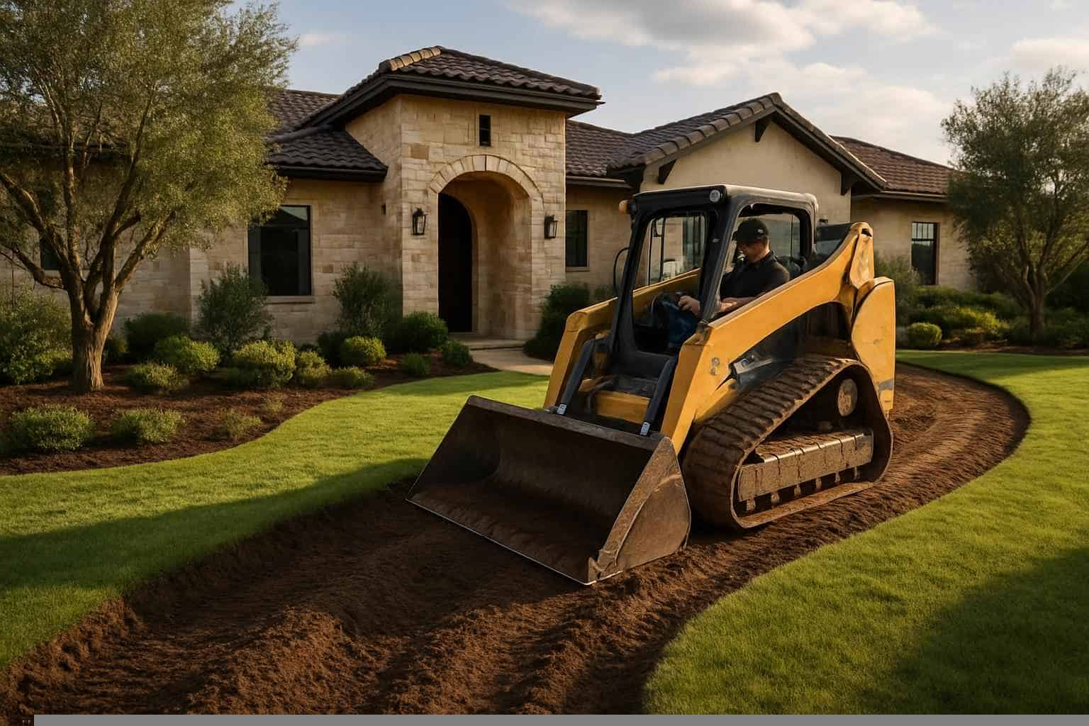 Grading Swale Contractor in Kingsland TX