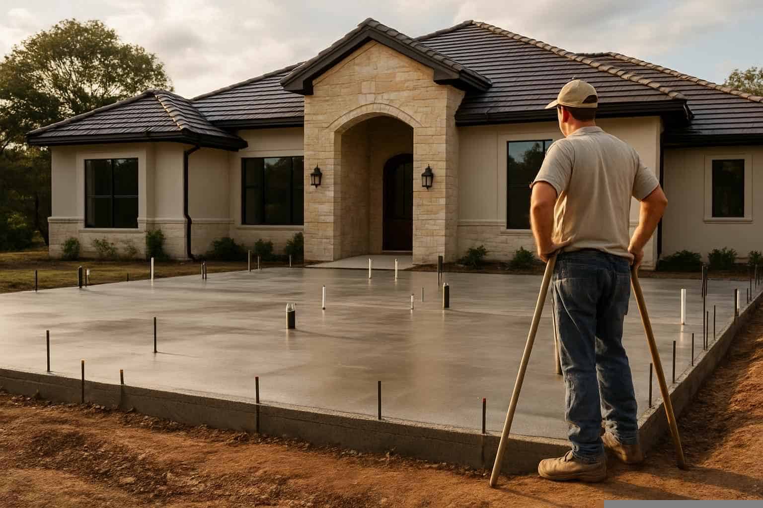 House Slab Foundation Contractor in Kingsland TX