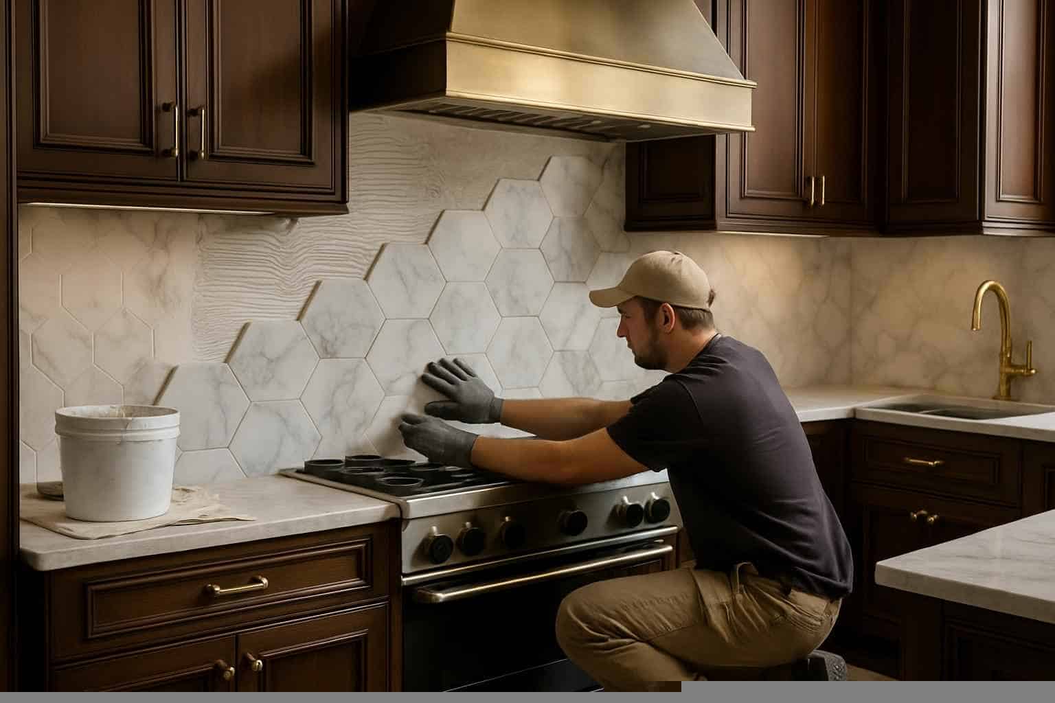 Kitchen Backsplash Installer in Kingsland TX