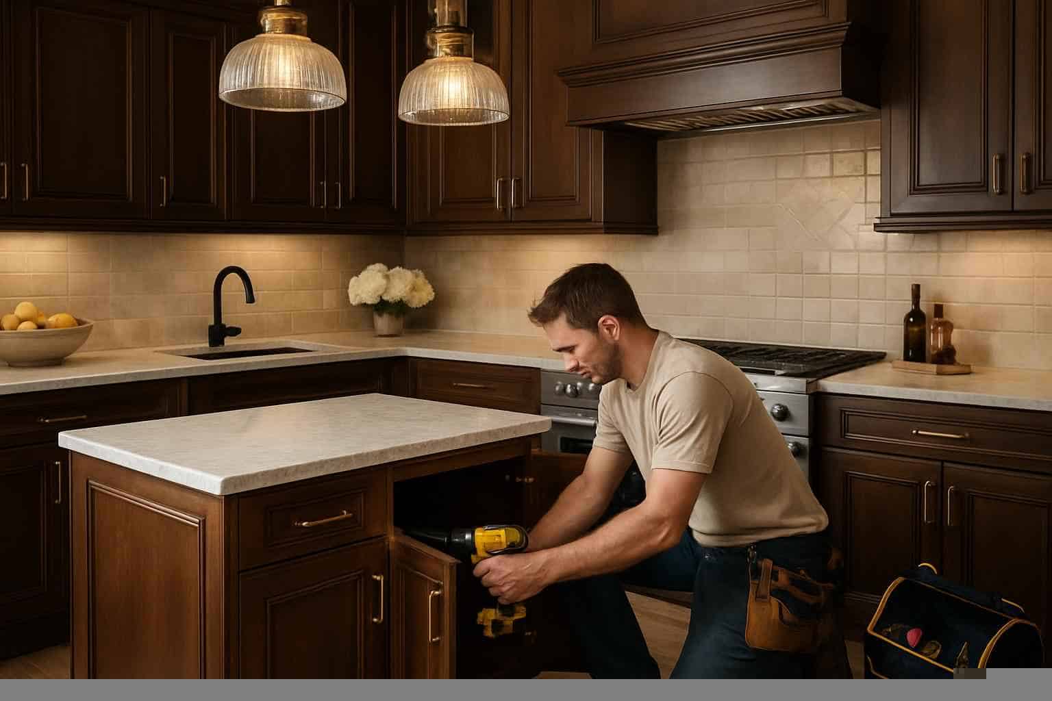Kitchen Cabinet Repair Service in Kingsland TX