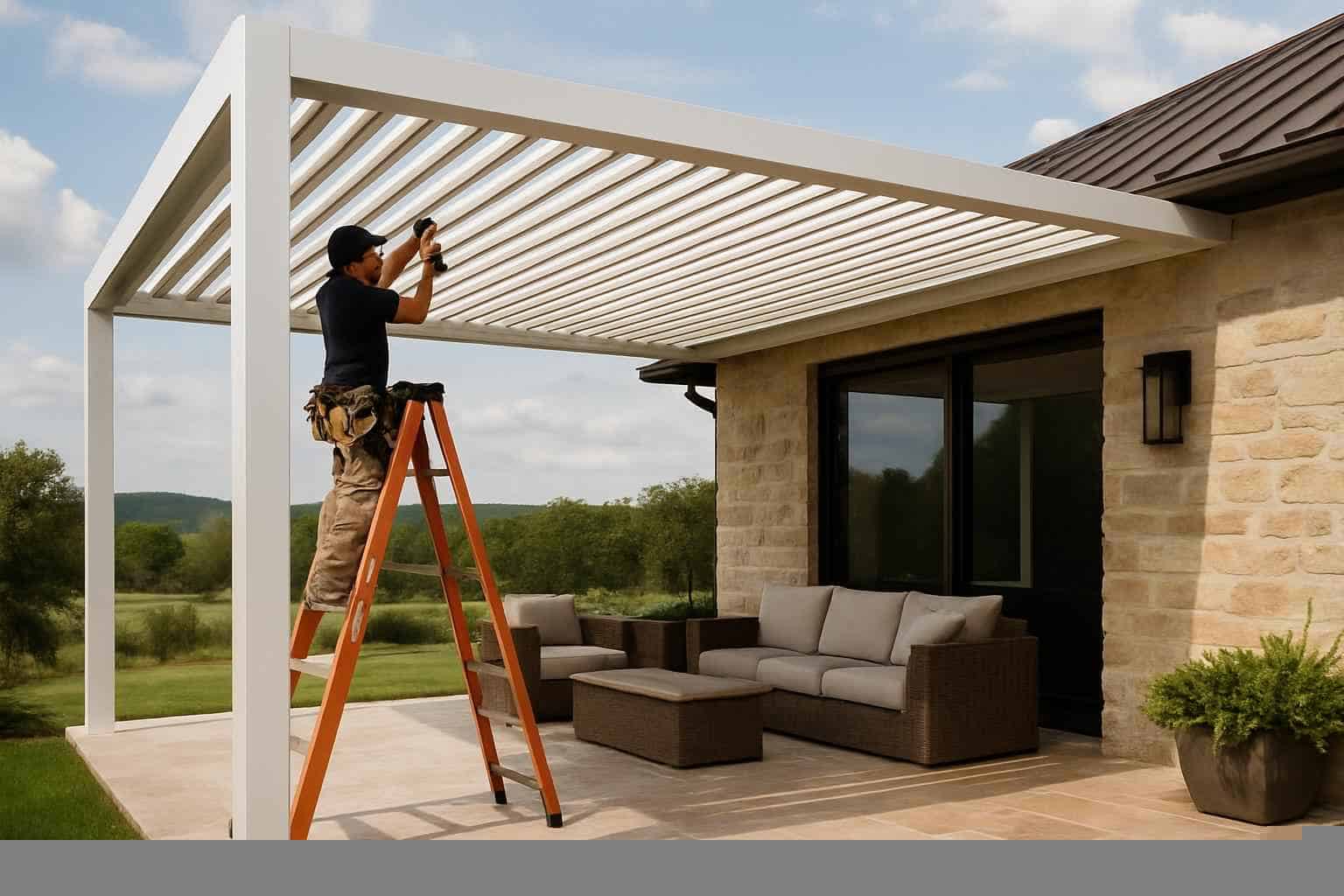 Louvered Patio Cover Installer in Llano TX