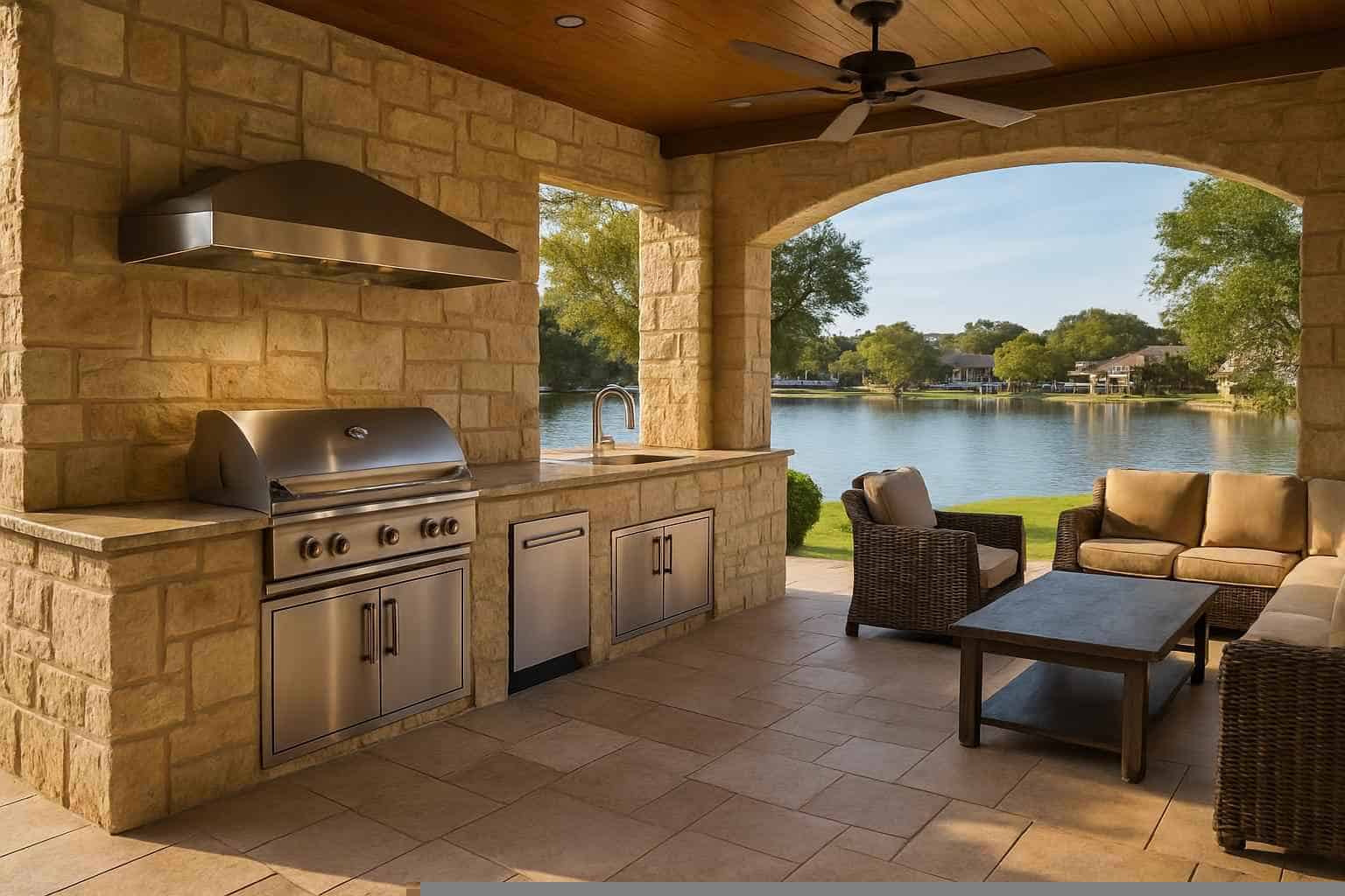 Patio Construction Contractor In Kingsland TX Outdoor Kitchen Patio Builder in Kingsland TX