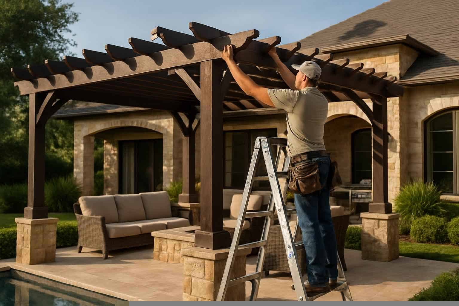 Pergola Contractor In Granite Shoals TX Pergola Repair Service in Granite Shoals TX