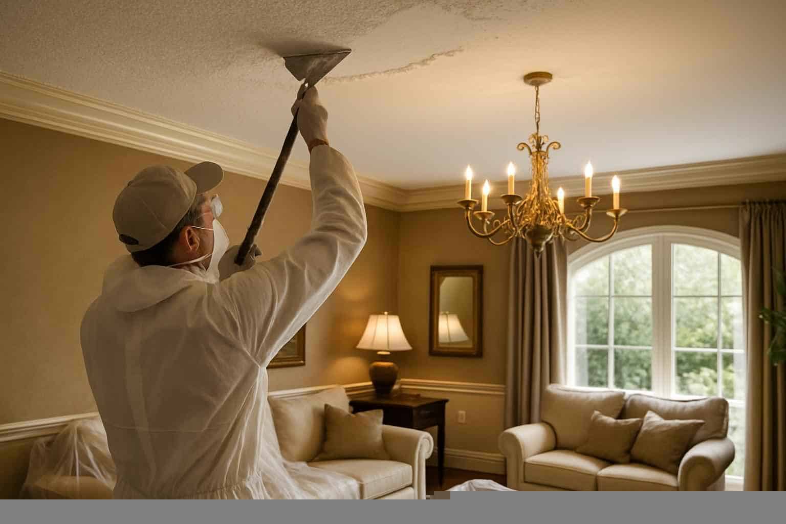 Popcorn Ceiling Removal Service in Llano TX