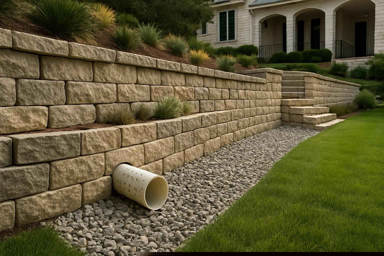 Retaining Wall Drainage Service in Granite Shoals TX