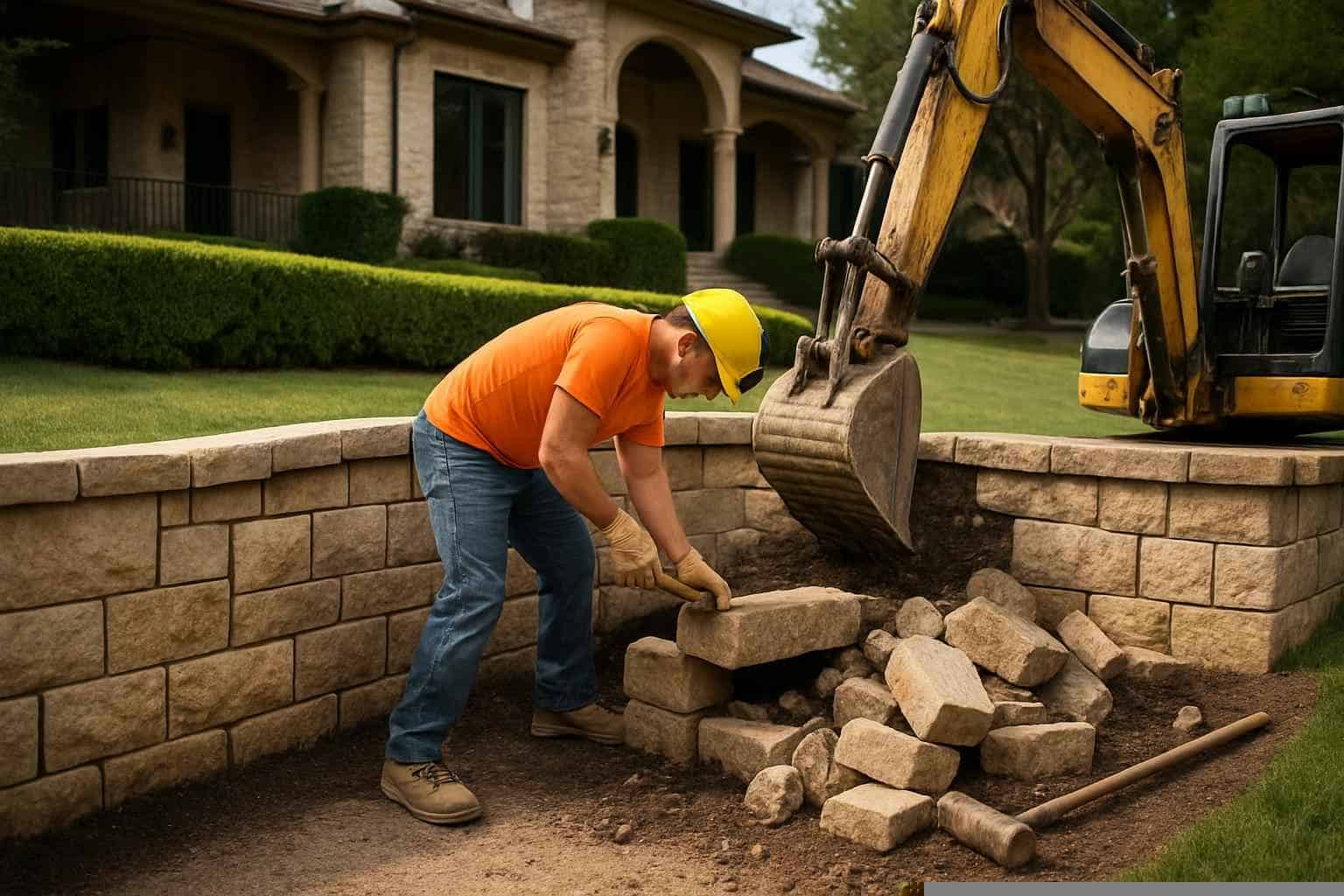 Retaining Wall Repair Service in Granite Shoals TX