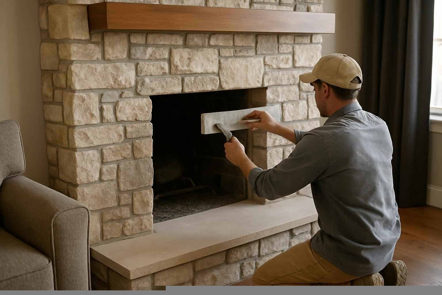 Stone Fireplace Surround Installer in Llano TX