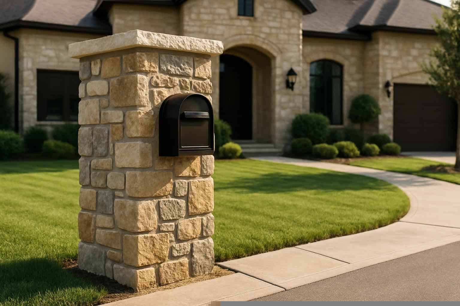Stone Mailbox Masonry Service in Granite Shoals TX