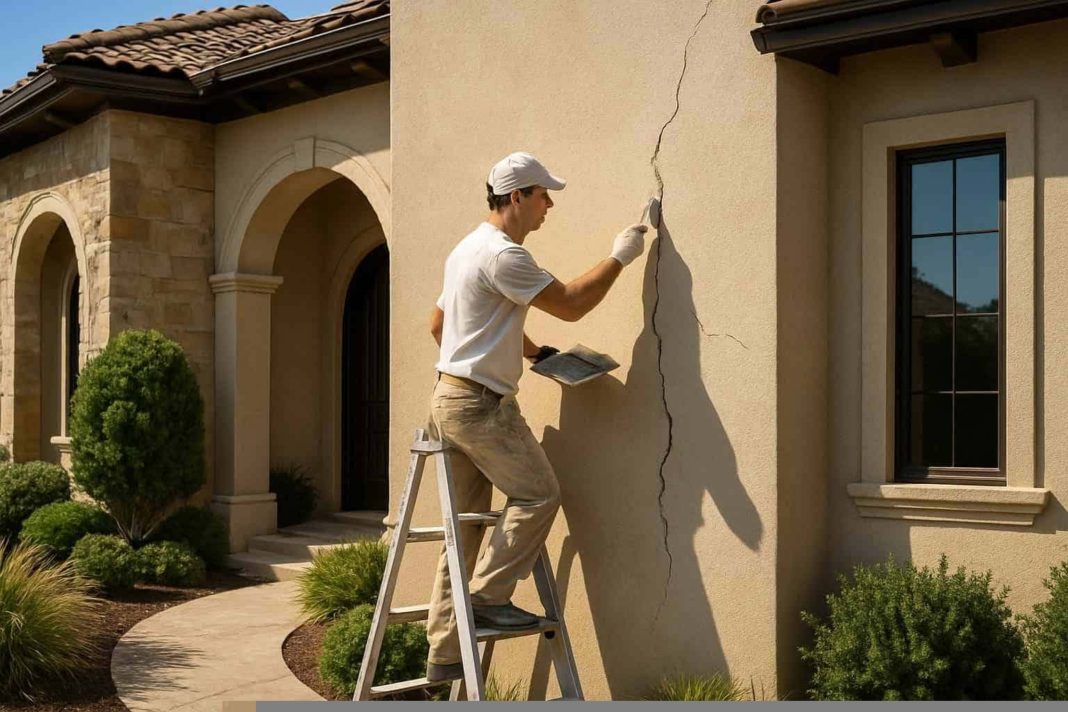 Stucco Crack Repair Service in Llano TX