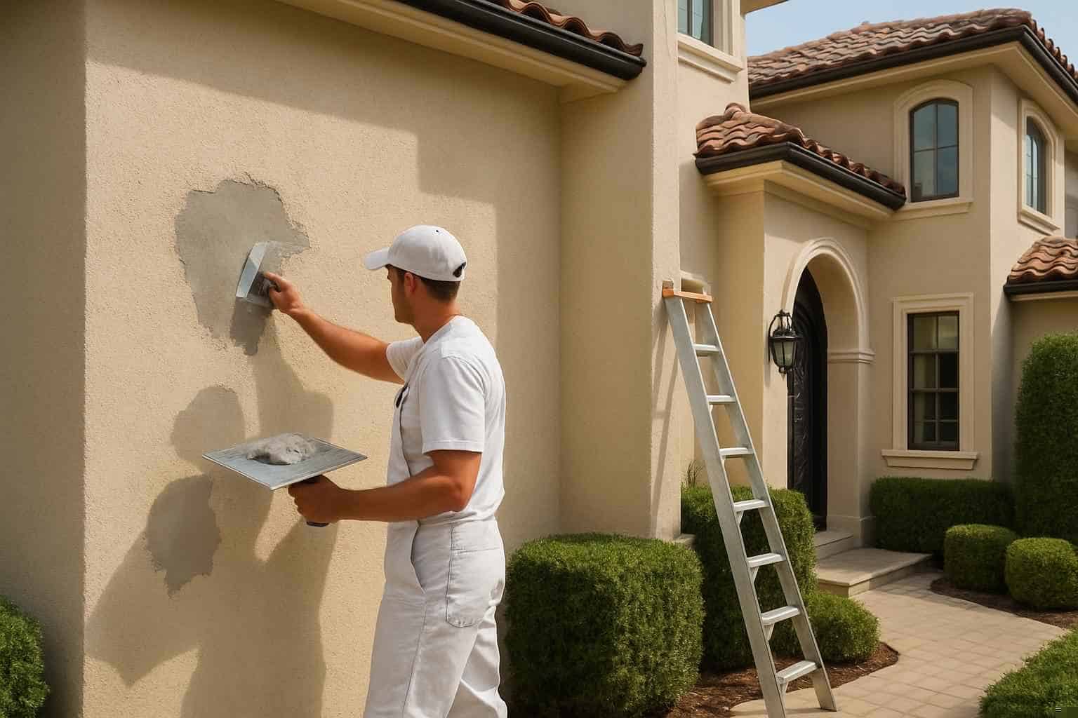Stucco Repair Paint Service in Kingsland TX