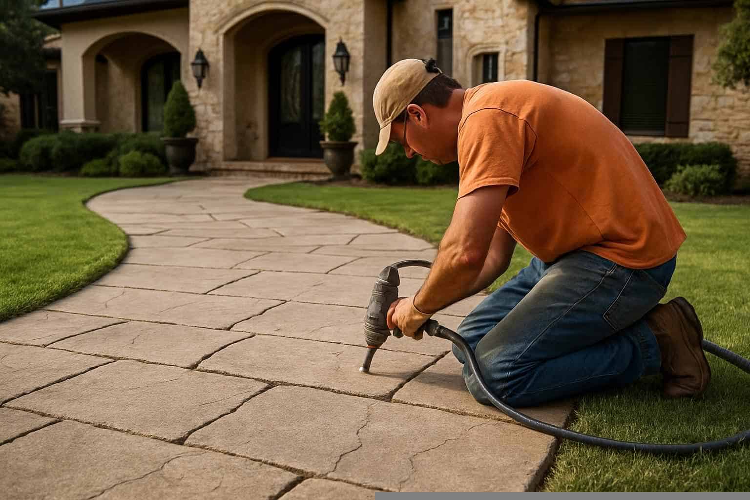 Walkway Repair Leveling Service in Llano TX