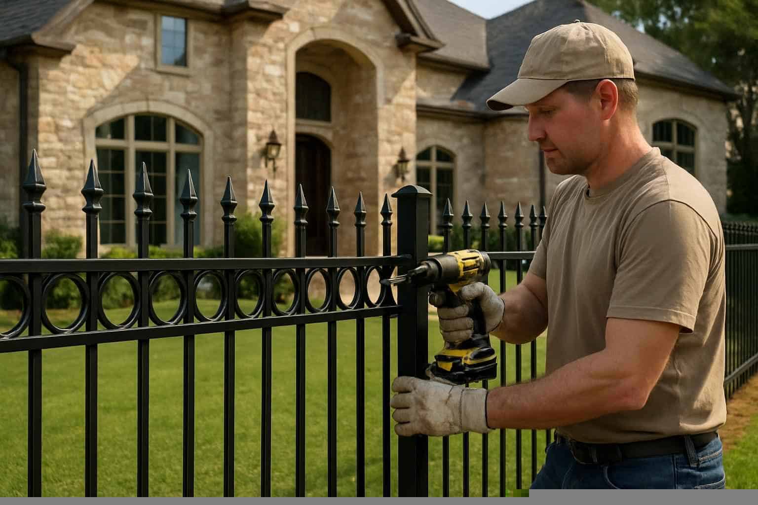 Wrought Iron Fence Installer in Granite Shoals TX