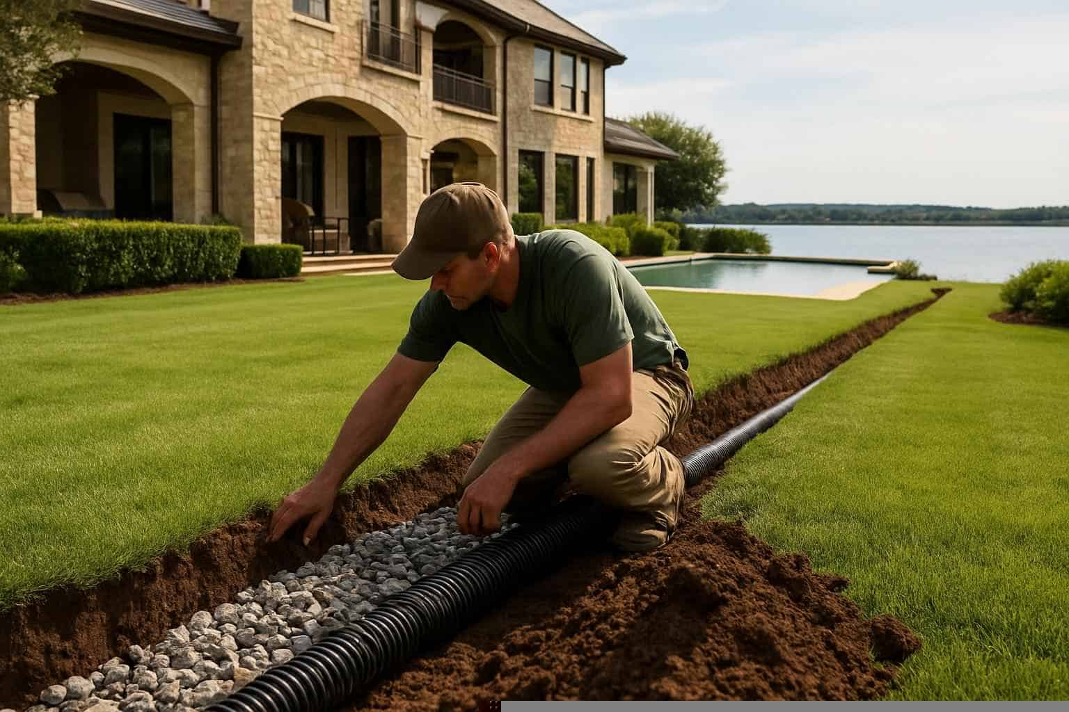Yard Drainage Company in Granite Shoals TX