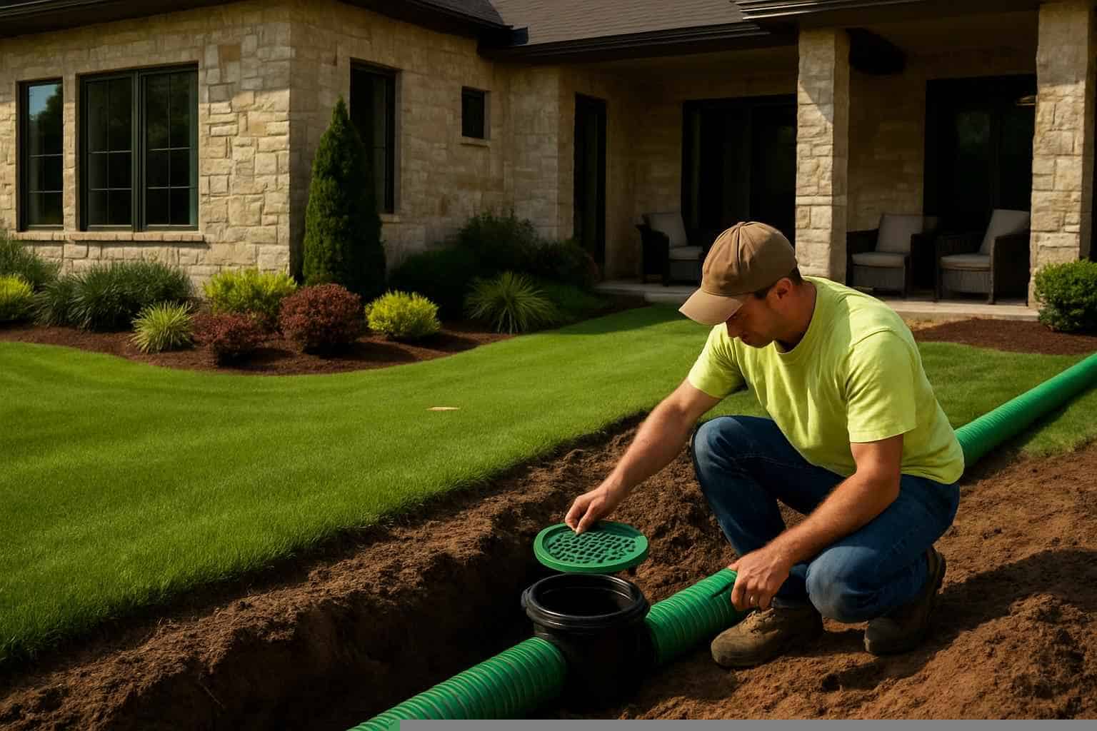 Yard Drainage Company in Kingsland TX