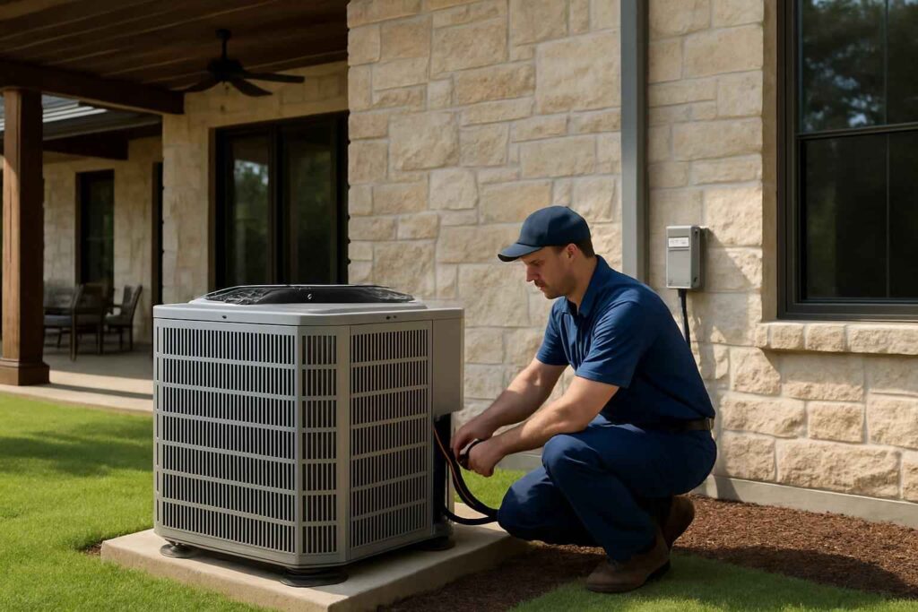 ac installation company in willow city tx