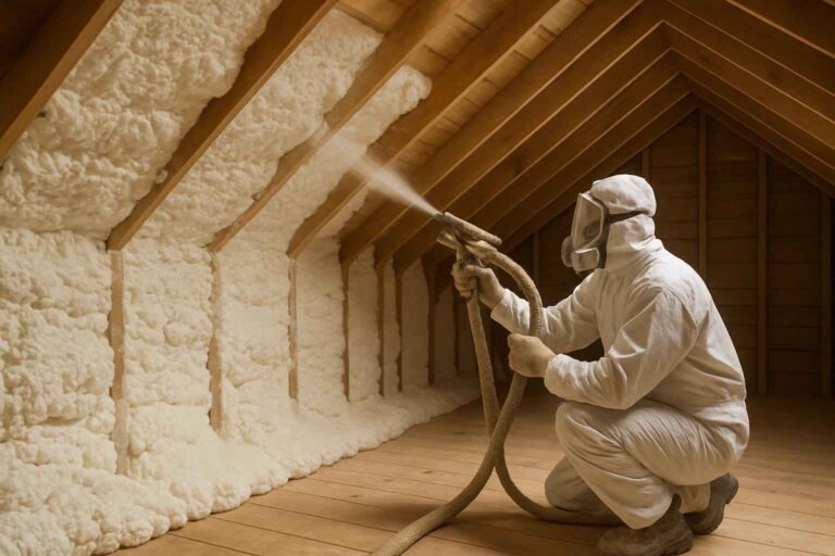 attic spray foam installer in fredericksburg tx
