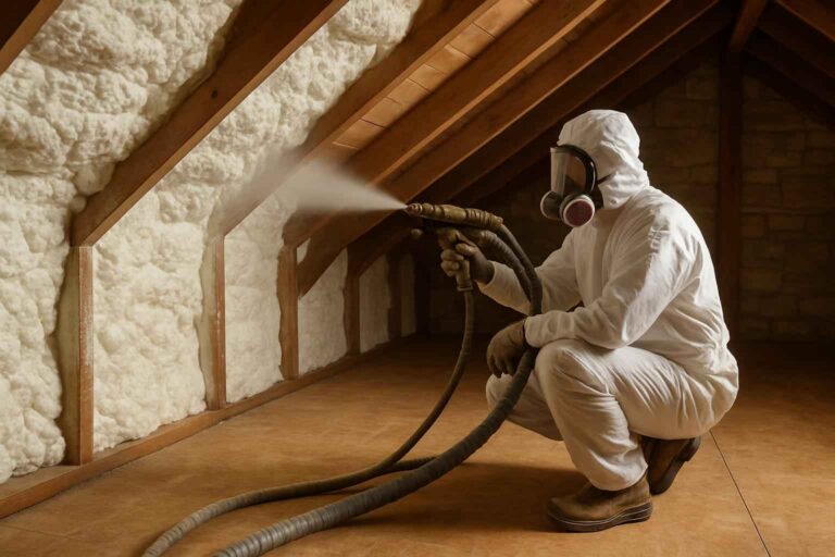 attic spray foam installer in hye tx