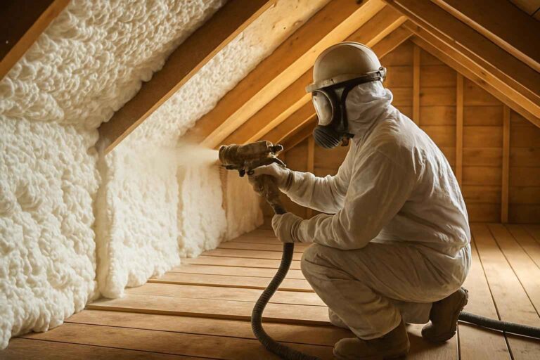 attic spray foam installer in luckenbach tx