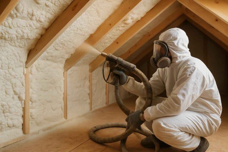 attic spray foam installer in stonewall tx