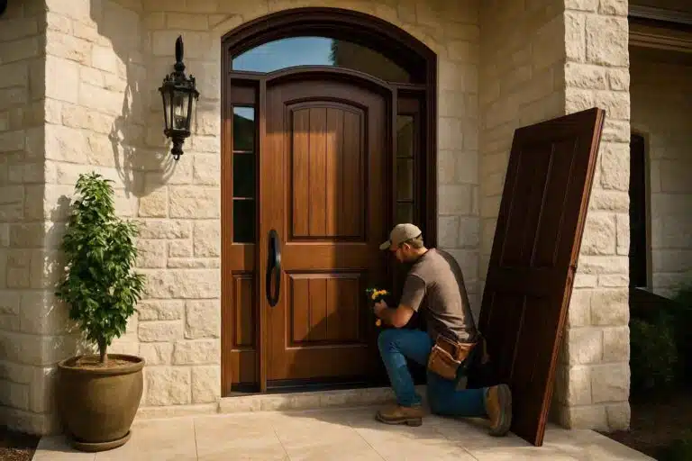 Custom Door Installation Contractor In Hye TX door replacement company in hye tx