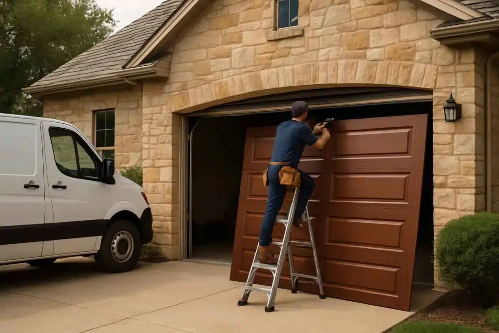 garage door replacement company in fredericksburg tx