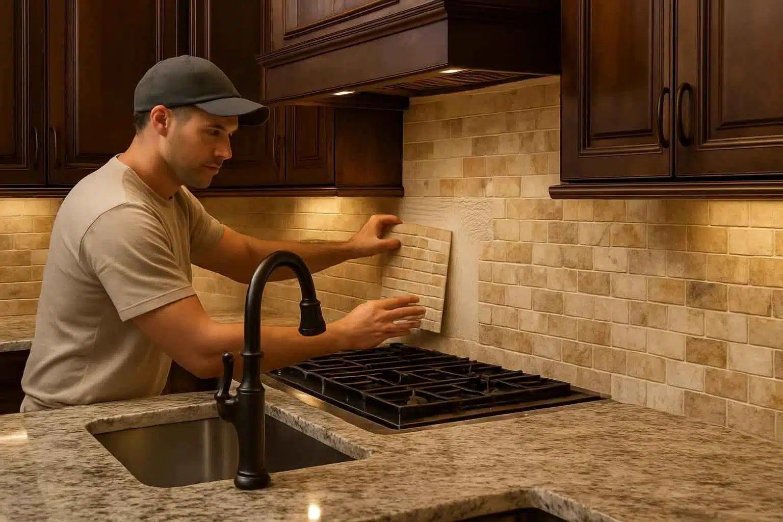Kitchen Backsplash Installer in Stonewall TX
