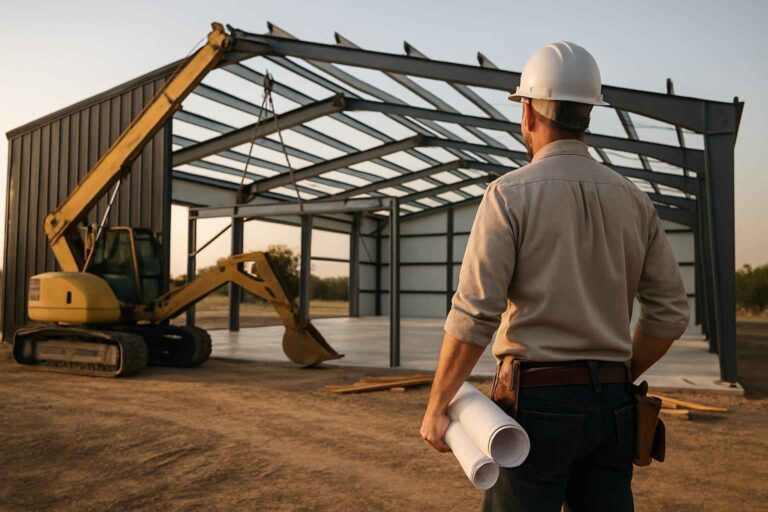 metal building construction company in fredericksburg tx