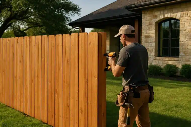 Fence Installation Contractor In Stonewall TX privacy fence installer in stonewall tx