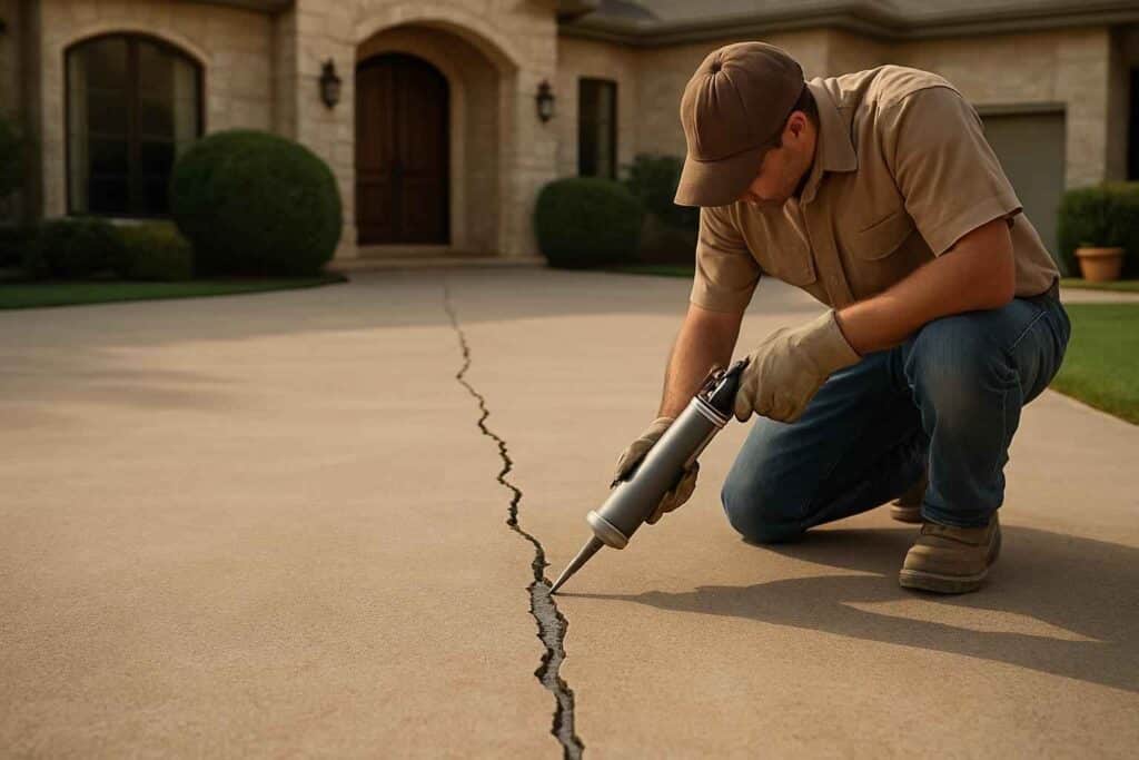 slab crack repair service in fredericksburg tx