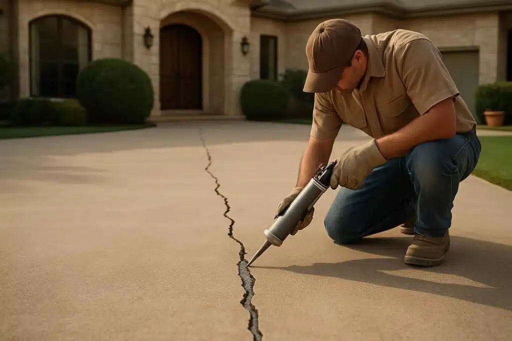 slab crack repair service in fredericksburg tx