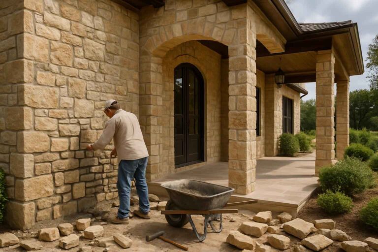 stone masonry contractor in stonewall tx