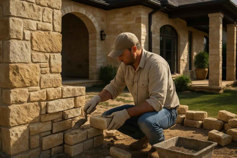 stone masonry contractor in willow city tx
