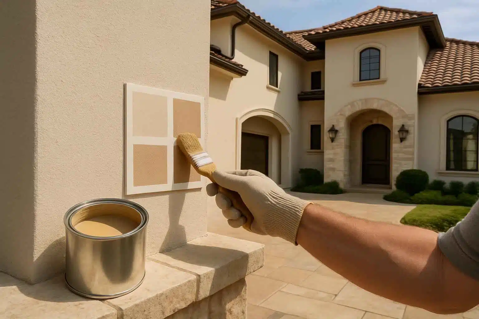Stucco Color Match Service in Luckenbach TX