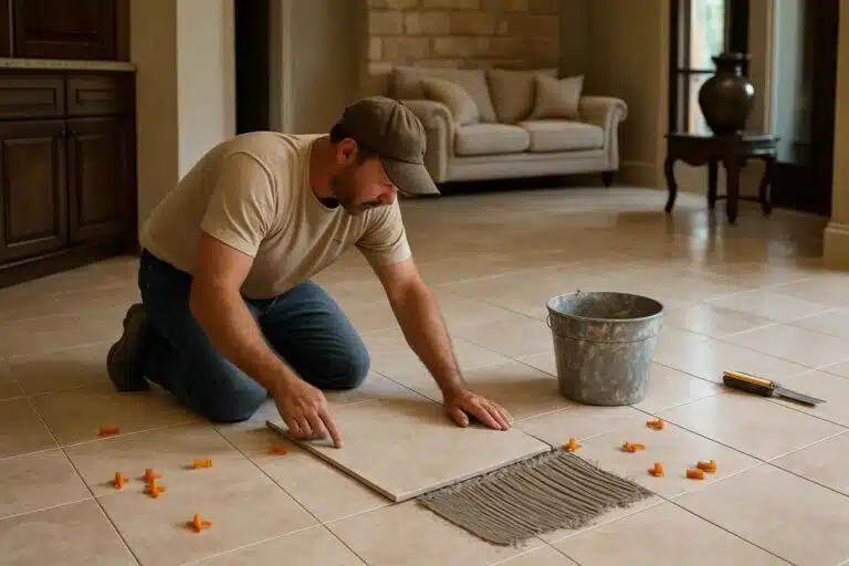 tile flooring installer in stonewall tx